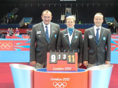 Das deutsche Schiri-Team in London 2012